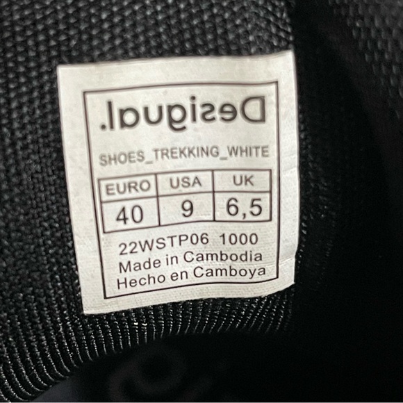 Desigual Lace-Up Trekking Boots Size 9 - Picture 15 of 17